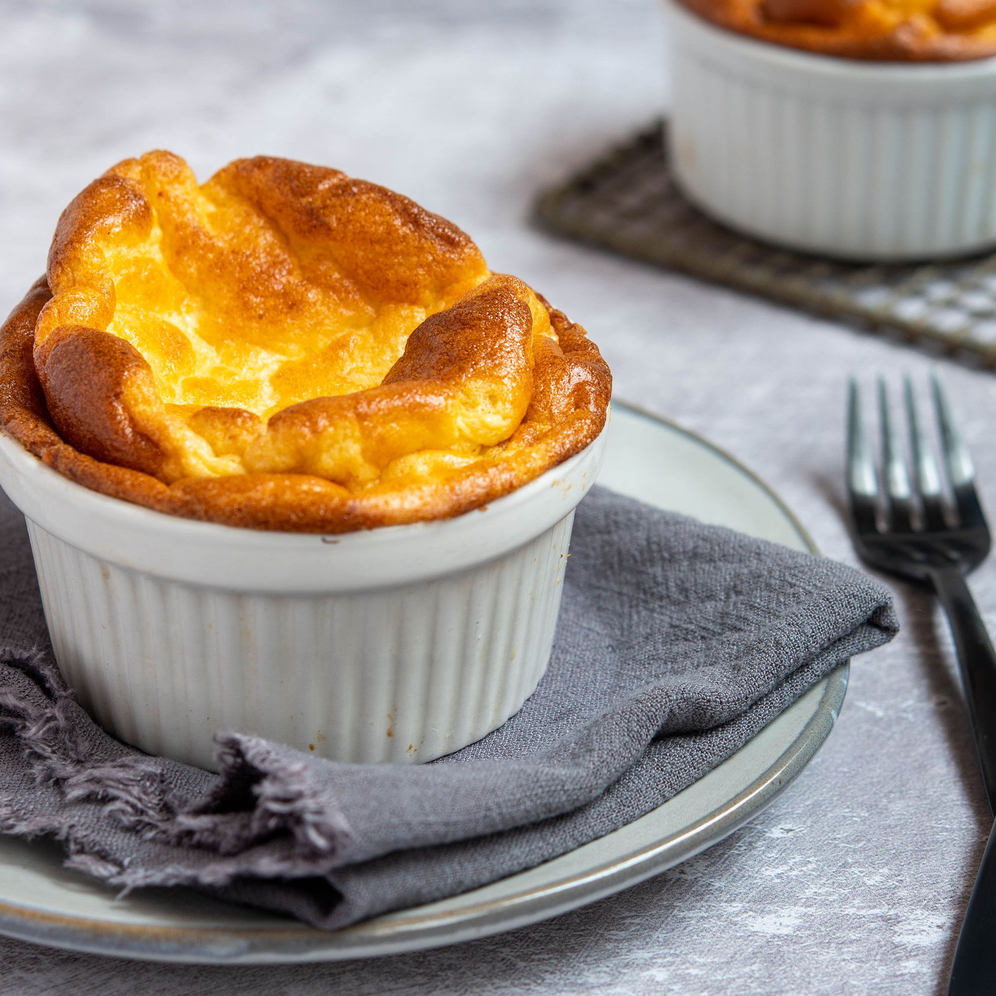 Soufflé de queso en 4 sencillos pasos