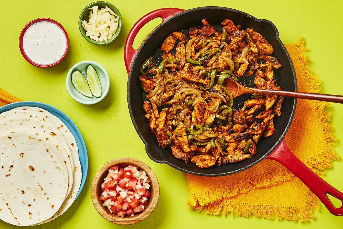 Fajitas de Pollo y Queso: Una deliciosa Receta fácil y rápida.