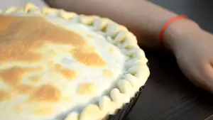 tarta de acelga y queso, receta de tarta de acelga y queso, tarta de acelga y queso cremosa