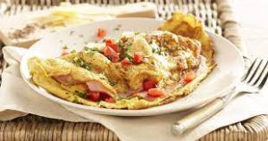 receta omelette de jamon y queso, omelette de jamón y queso facil y rapido