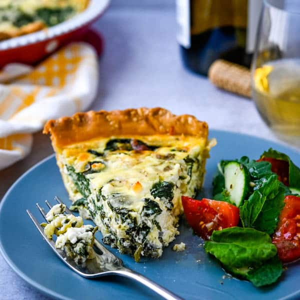 receta Quiche de Espinacas y Queso de Cabra, Quiche de Espinacas y Queso de Cabra