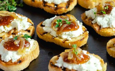 5 Aperitivos para hacer elaborados con Queso de Cabra