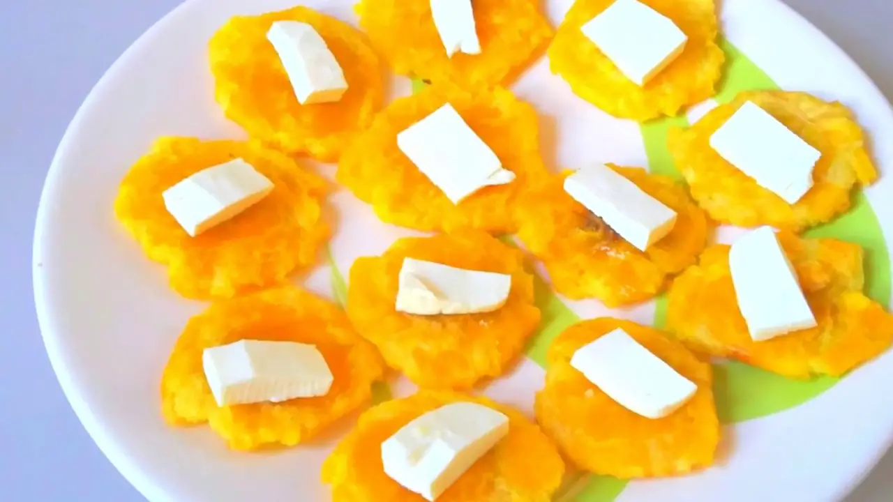 recetas de patacones con queso, patacones con queso