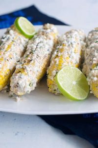 elotes con queso, receta de elotes con queso, queso para elotes