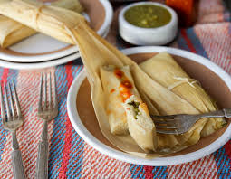 tamales de rajas con queso, receta tamales de rajas con queso